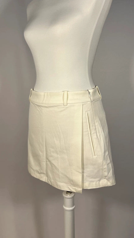 Jupe courte shorty blanc
