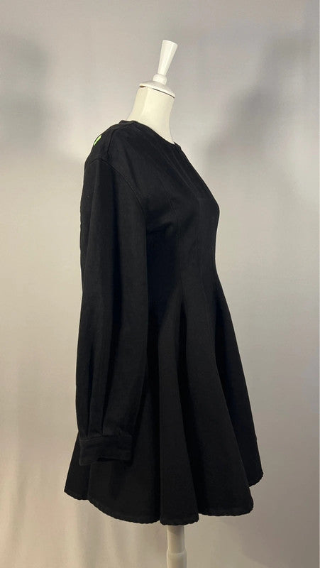 Robe en jean noire Delilah