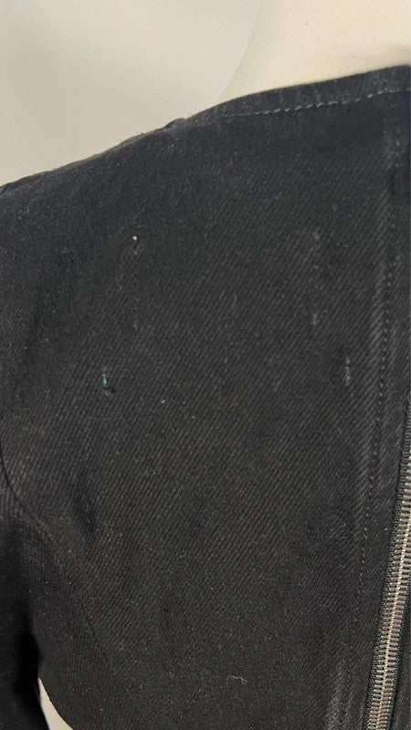 Robe en jean noire Delilah