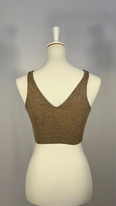 Crop top beige