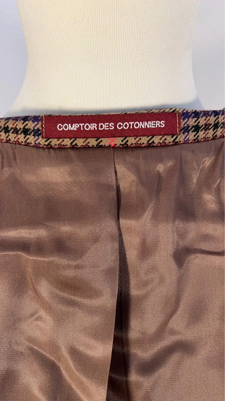 Blazer croisé à carreaux Check Pink