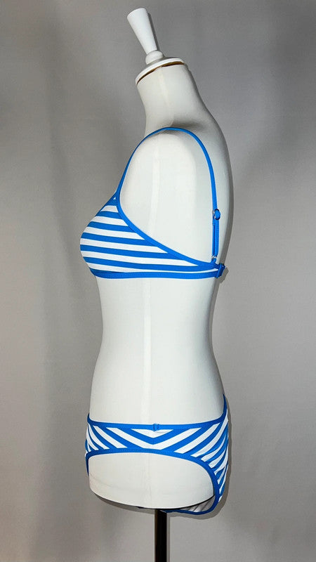 Bikini Stripe bleu et blanc