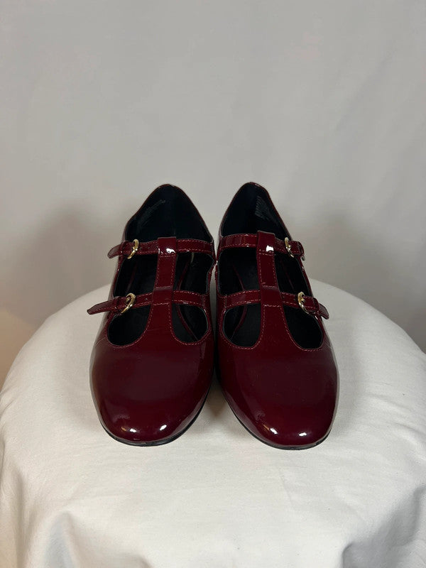 Escarpins Teagan à bride bordeaux