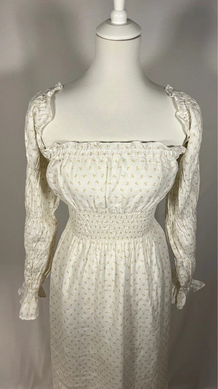 Robe en lin Michelin Daily blanche