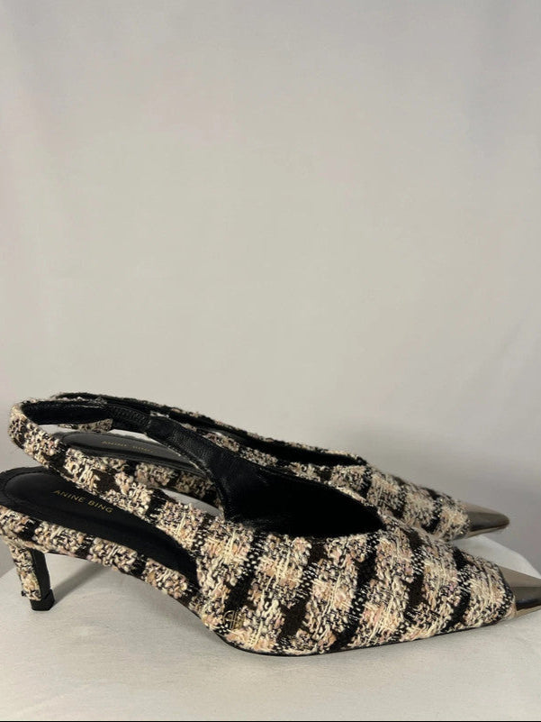 Escarpins Tweed Apricot