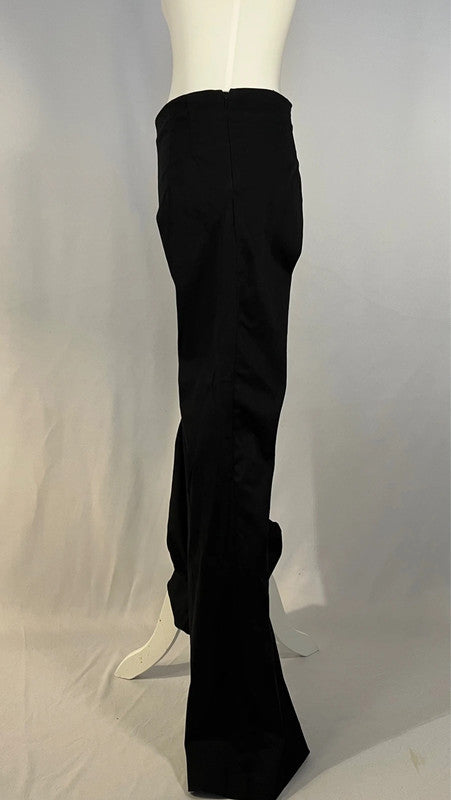 Pantalon flare stretch noir