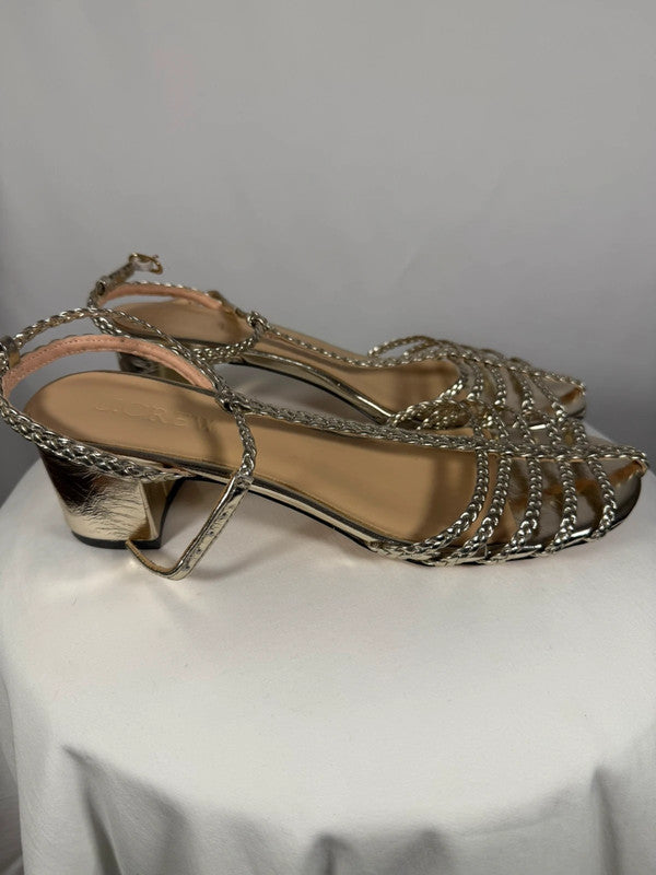 Sandales à talons à brides tressées Shay