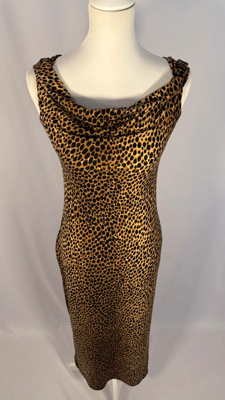 Robe longue léopard