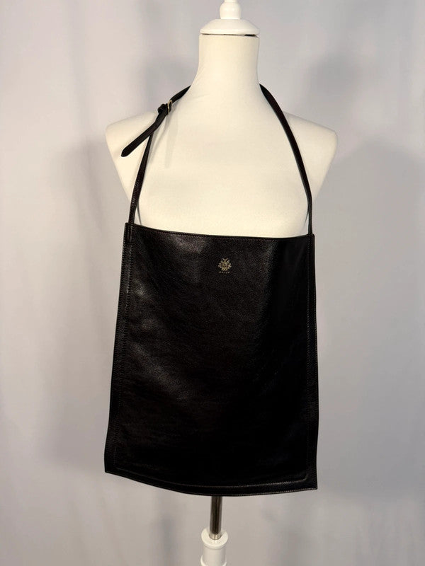 Sac Cabas Beckett en cuir bordeaux