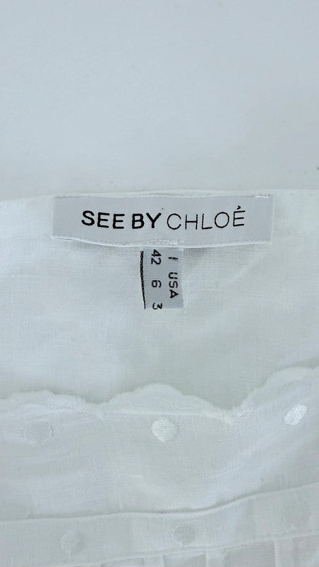 Robe en lin blanche - See by Chloé