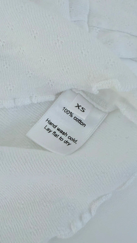 Gilet court blanc à nouer - Are You Am I