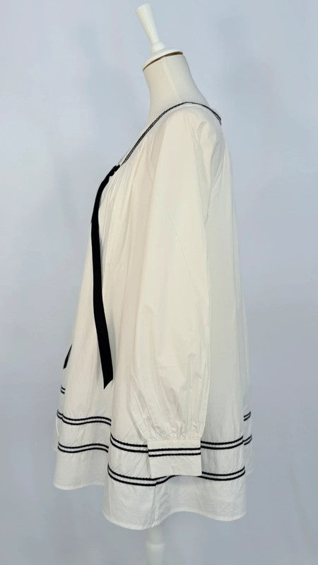 Blouse style marin blanc et noir - For love and lemons