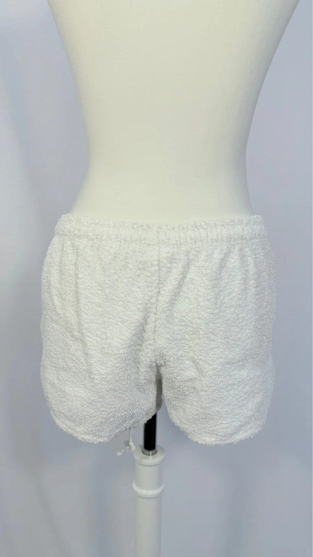 Short blanc avec logo brodé rouge - Vogue