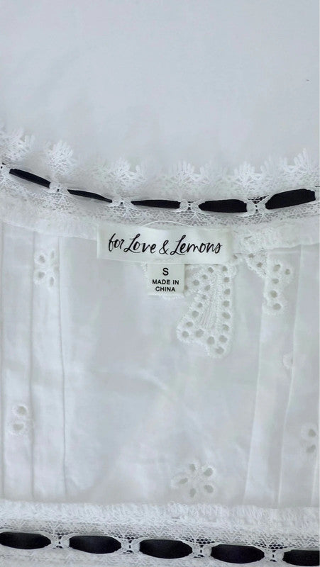 Top Rowan blanc - For love and lemons