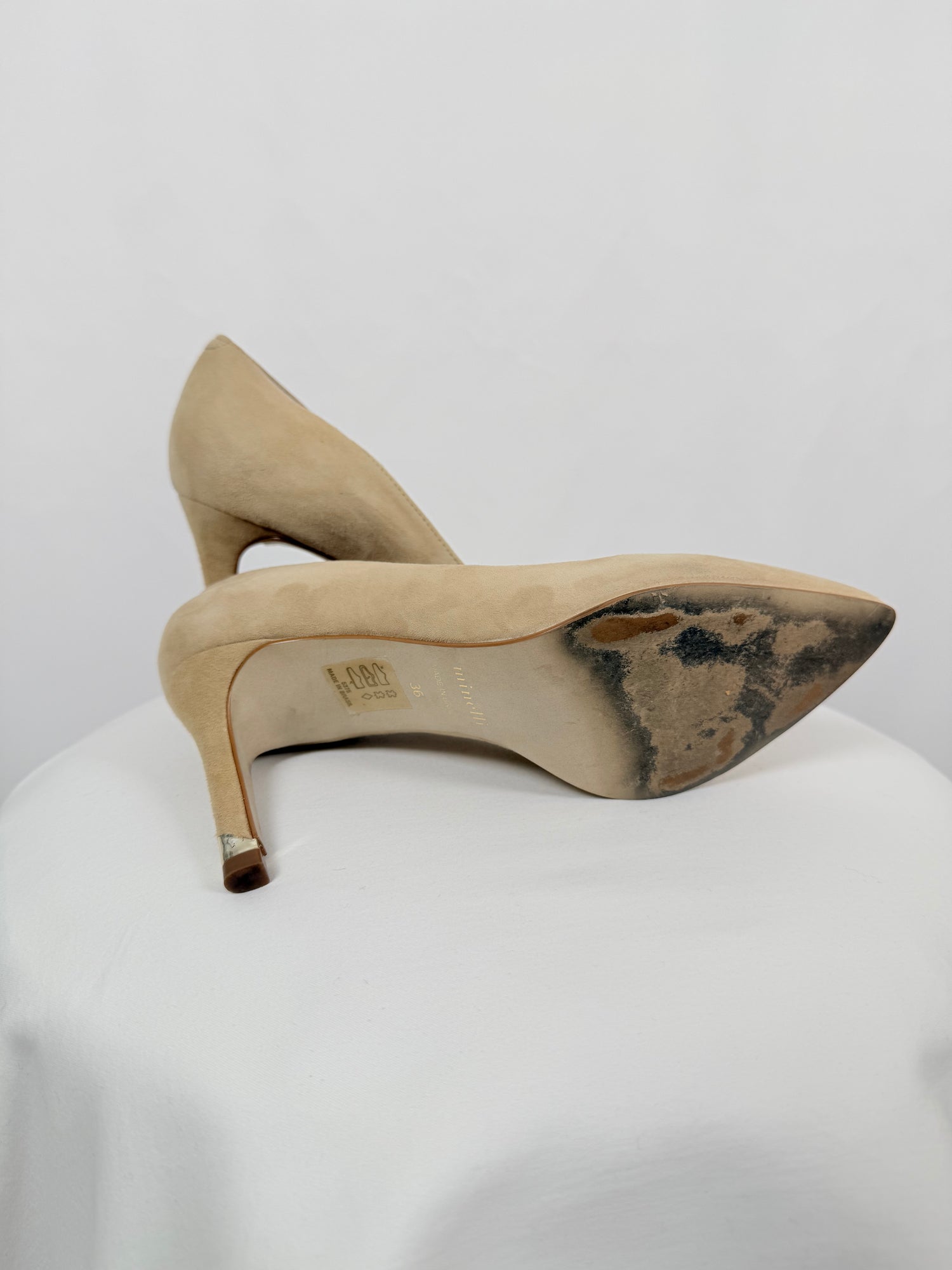 Escarpins Karolina beige en daim