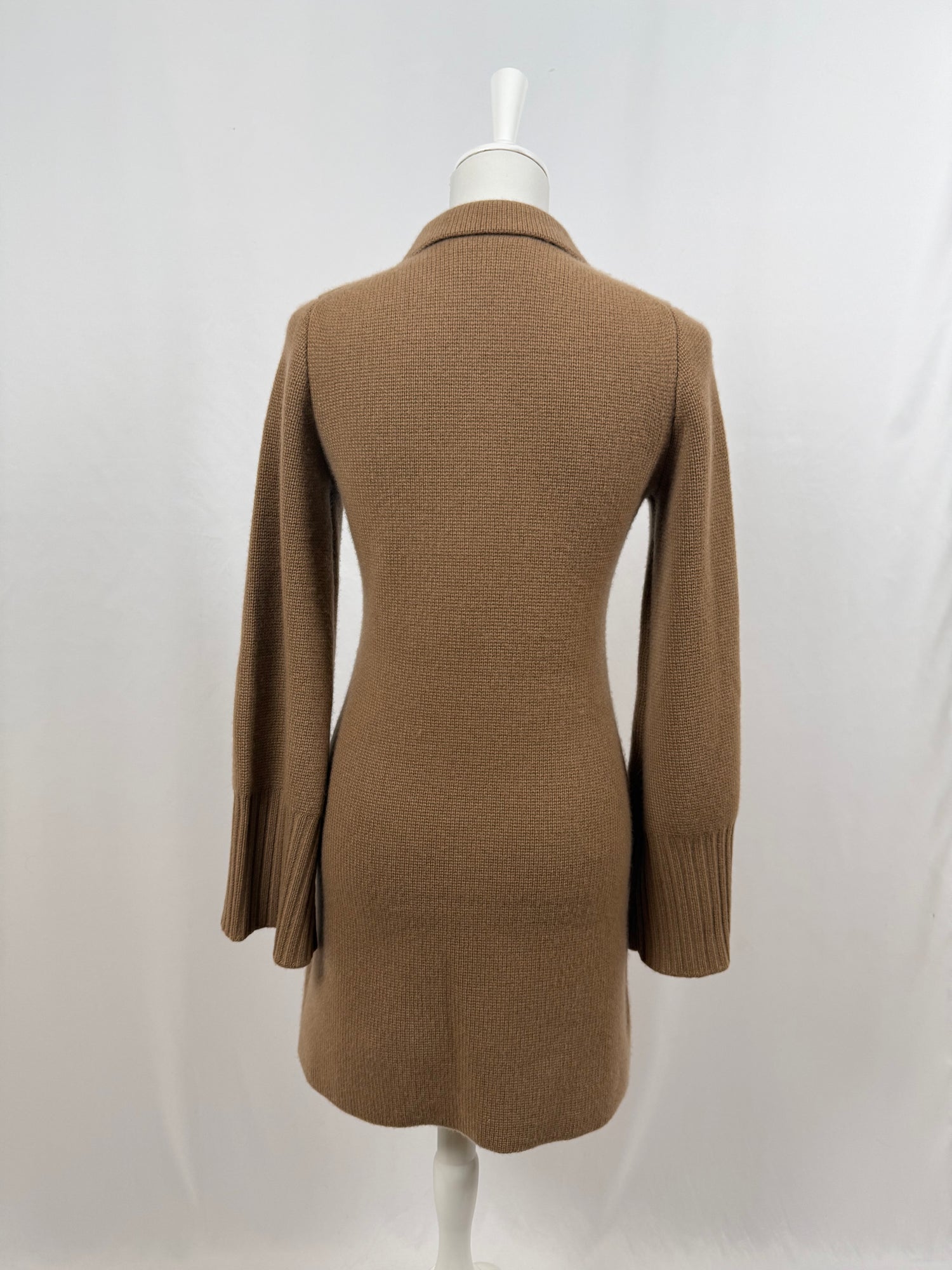 Brown Spring Street Cashmere Sweater Dress