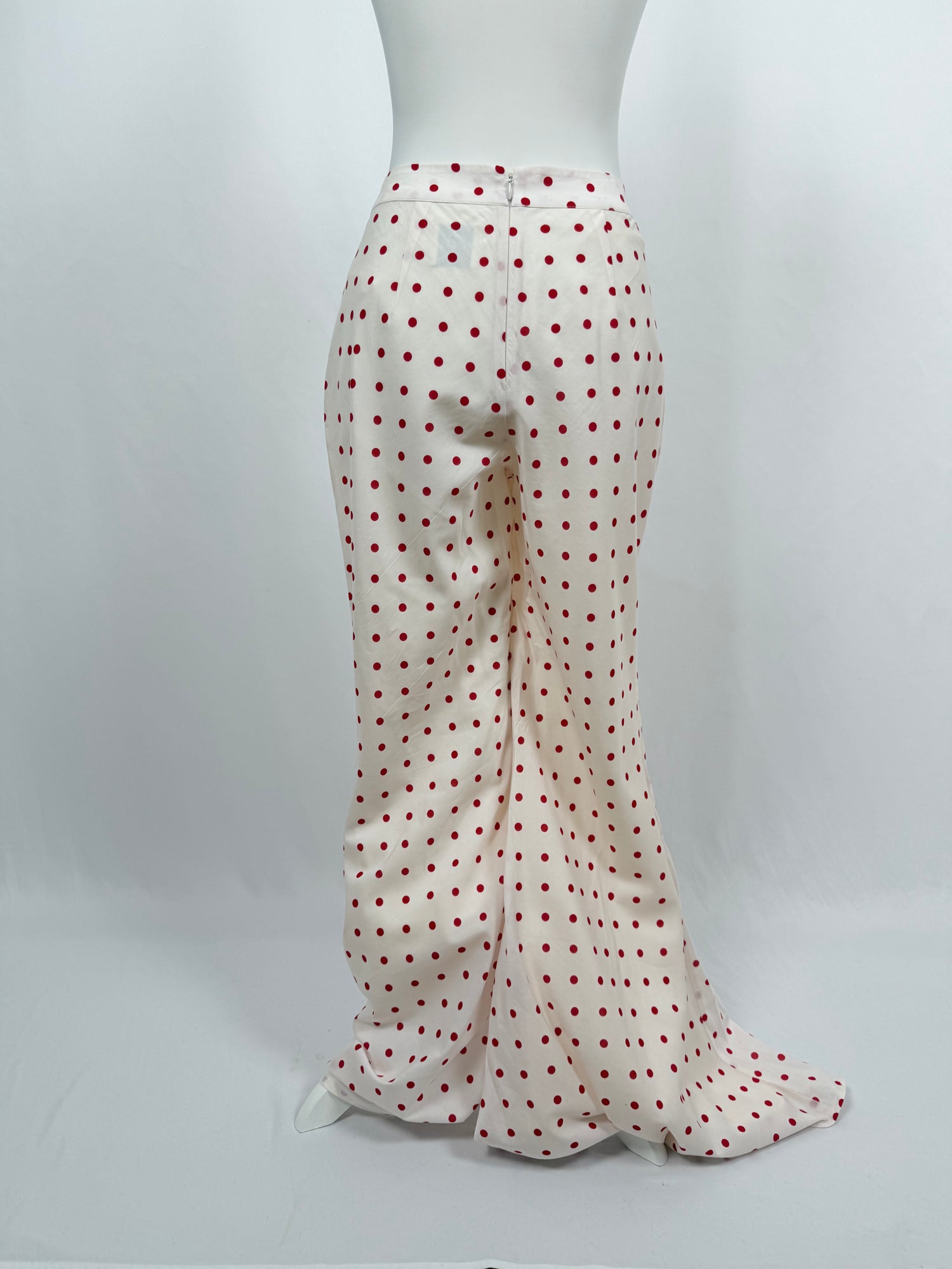 White polka dot Paloma trousers