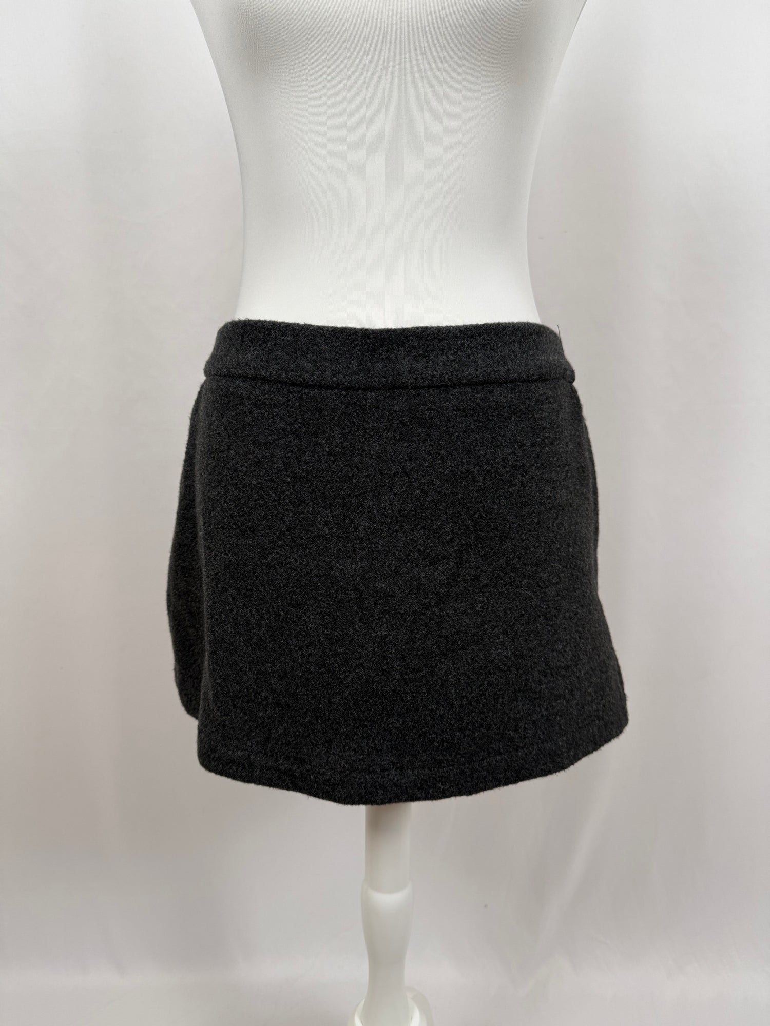Ensemble hoodie Belsay et mini-short gris en laine