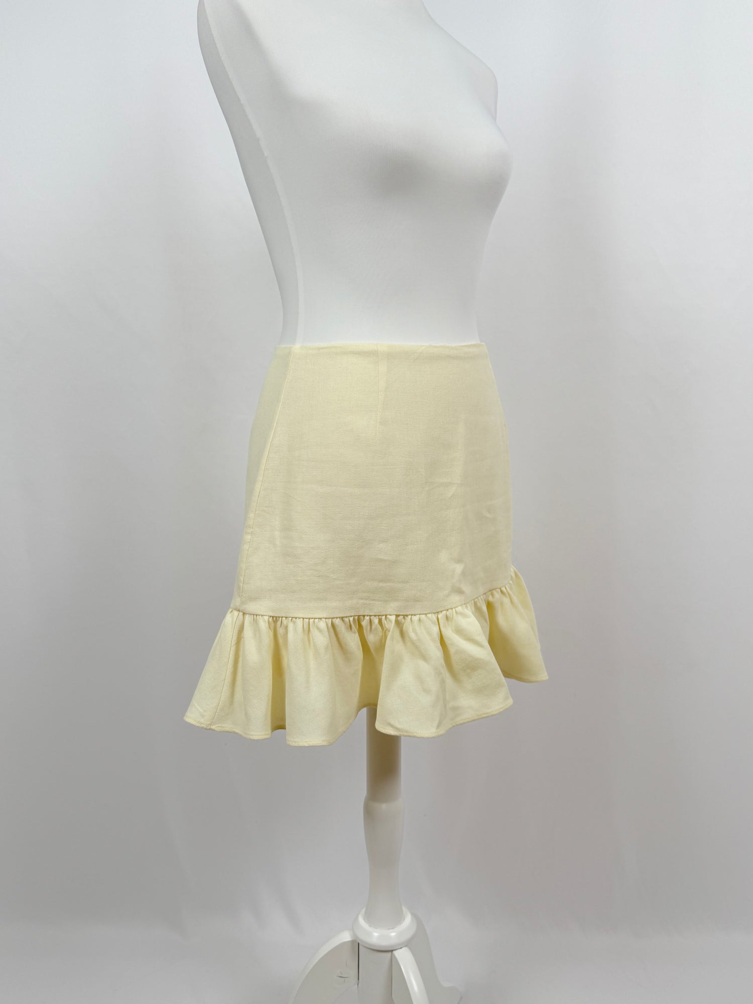 Delfina yellow miniskirt