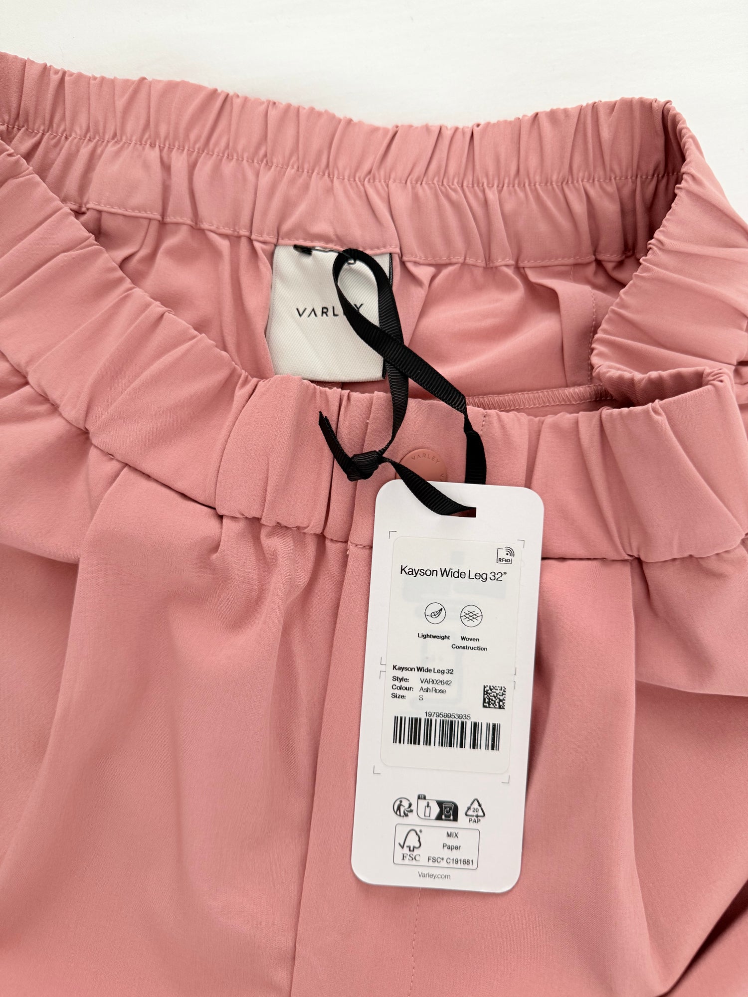 Kayson wide leg pink trousers