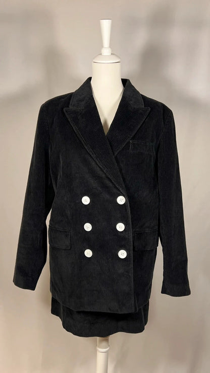 Veste/Blazer Croisée en Velours