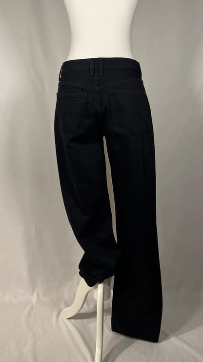 Jean droit noir