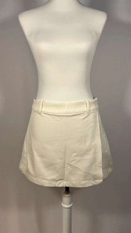 Jupe courte shorty blanc