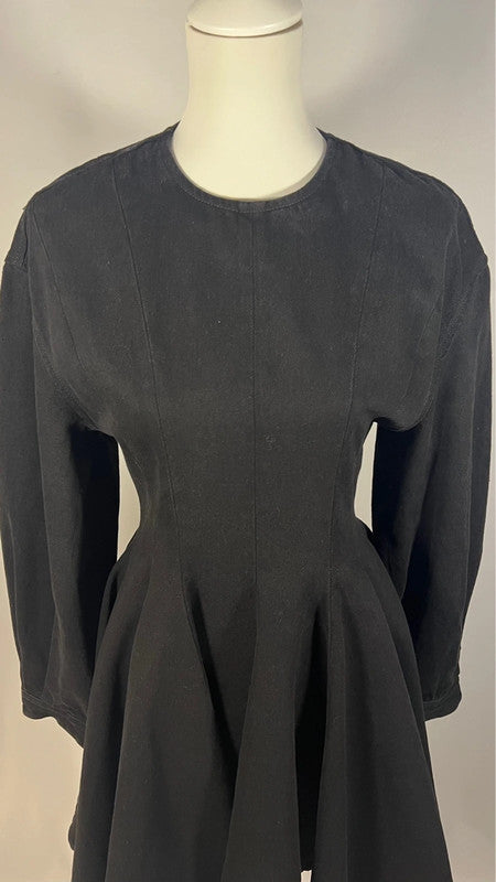 Robe en jean noire Delilah