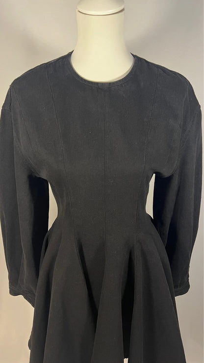 Robe en jean noire Delilah