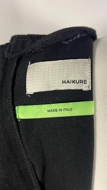 Robe en jean noire Delilah