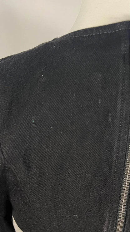 Robe en jean noire Delilah