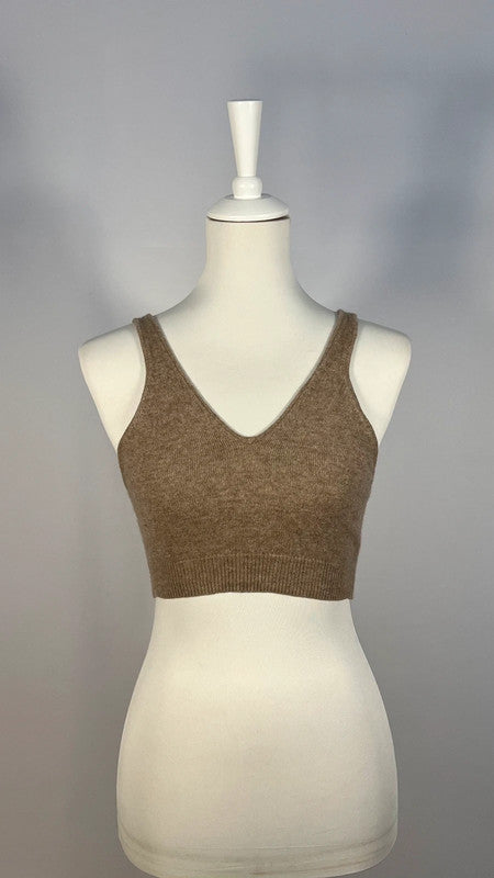 Crop top beige