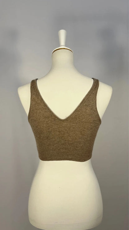 Crop top beige