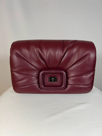Sac Viv’Choc en cuir bordeaux