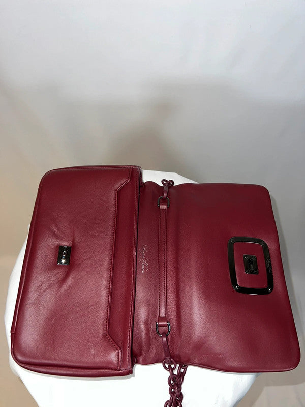 Sac Viv’Choc en cuir bordeaux