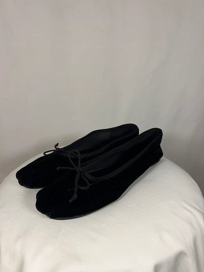 Ballerines noires en velours