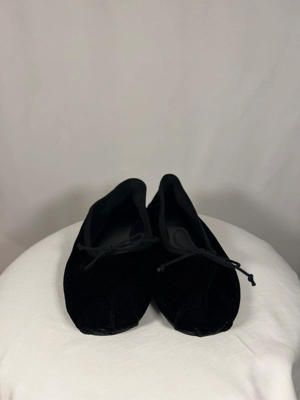 Ballerines noires en velours