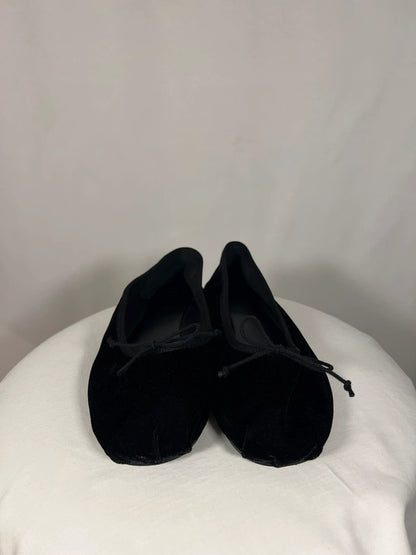 Ballerines noires en velours