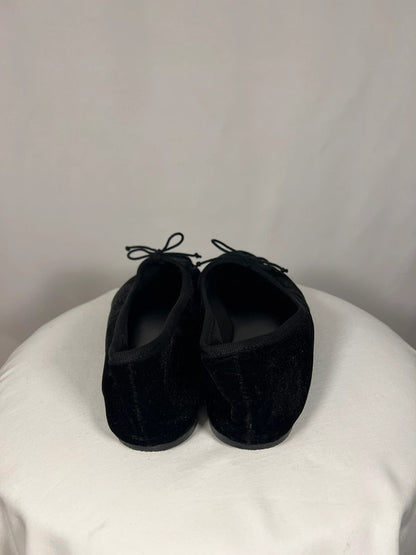 Ballerines noires en velours