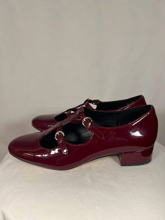 Escarpins Teagan à bride bordeaux