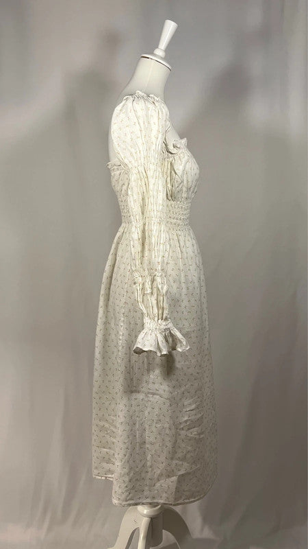 Robe en lin Michelin Daily blanche