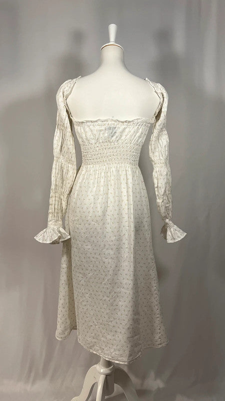 Robe en lin Michelin Daily blanche