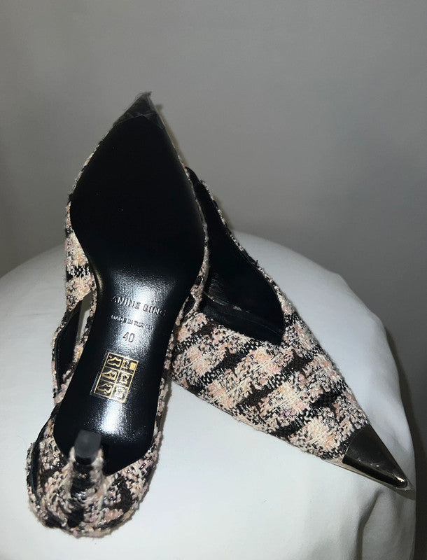 Escarpins Tweed Apricot