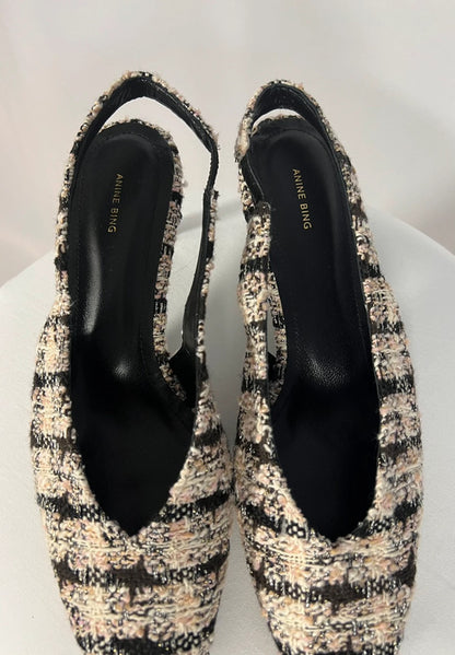 Escarpins Tweed Apricot