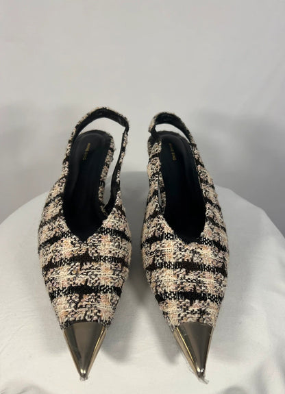 Escarpins Tweed Apricot