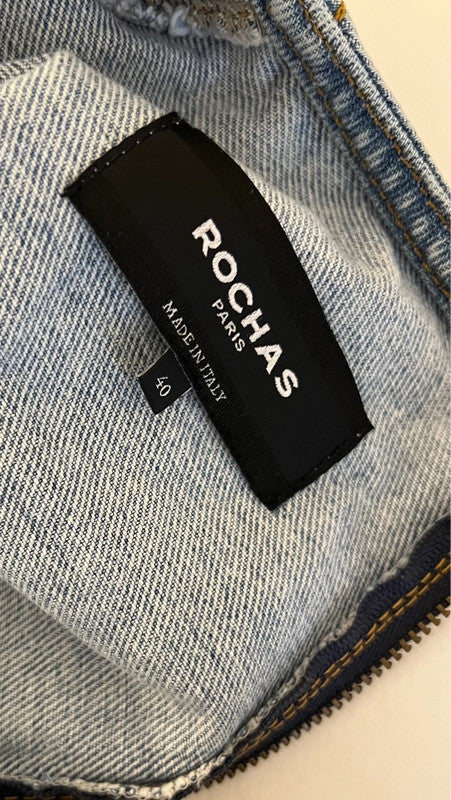 Robe sans manches en denim