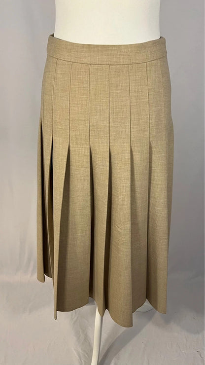 Jupe plissée Didi beige