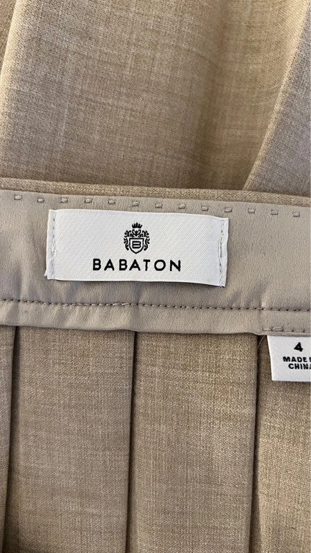 Jupe plissée Didi beige