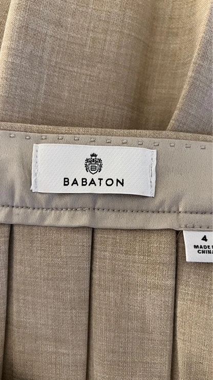 Jupe plissée Didi beige