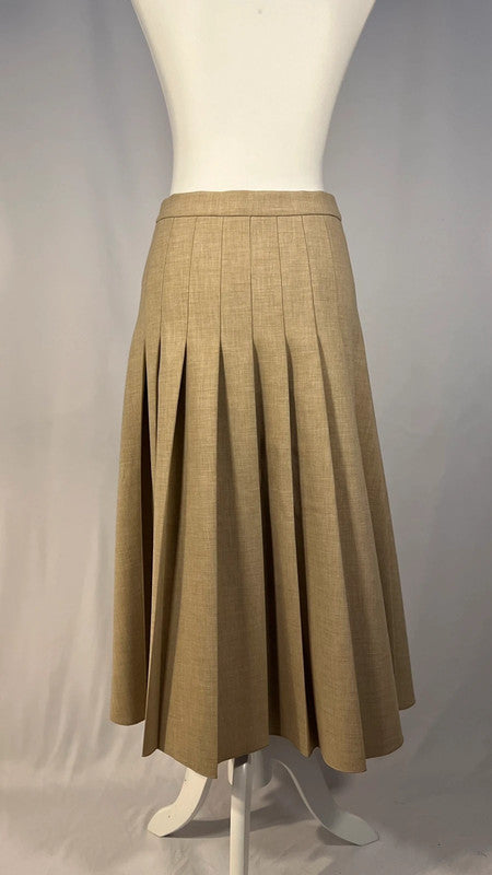 Jupe plissée Didi beige